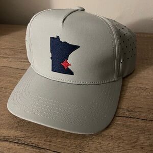 Minnesota Twins Gray Cap with Polka Dot Lining